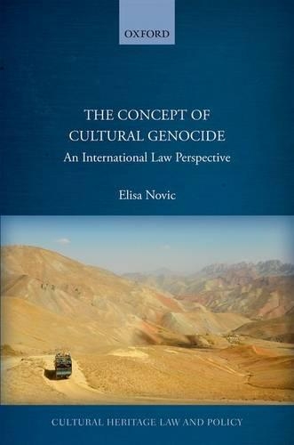 Бумажная книга «The Concept of Cultural Genocide: An International Law Perspective», автор Элиза Новик - фото №1
