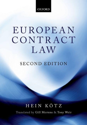 Бумажная книга «European Contract Law», автор Хайн Котц - фото №1