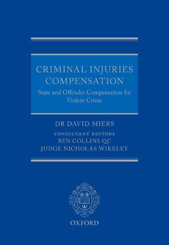 Паперова книга «Criminal Injuries Compensation: State and Offender Compensation for Violent Crime», автор Девід Міерс - фото №1