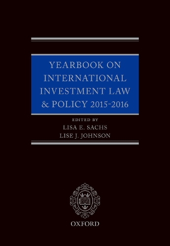 Паперова книга «Yearbook on International Investment Law & Policy 2015-2016», автор Ліза Джонсон - фото №1