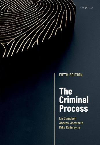 Паперова книга «The Criminal Process», авторів Ендрю Ешворт, Ліз Кемпбелл - фото №1