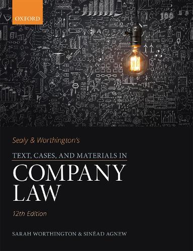 Паперова книга «Sealy & Worthington's Text, Cases, and Materials in Company Law», автор Шинейд Егню - фото №1