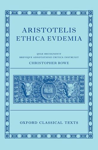 Паперова книга «Aristotle's Eudemian Ethics», автор Крістофер Роу - фото №1