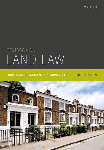 Паперова книга «Textbook on Land Law», авторів Аруна Наїр, Джудіт-Енн Маккензі - фото №1