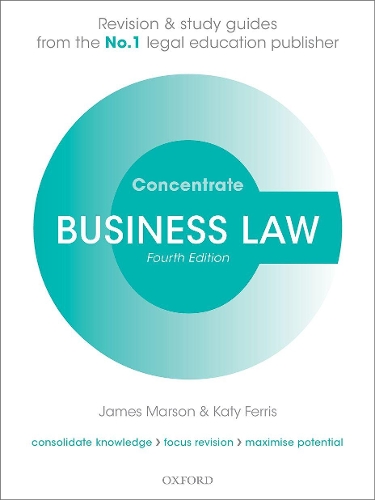 [object Object] «Business Law Concentrate: Law Revision and Study Guide», авторів Джеймс Марсон, Кеті Ферріс - фото №1