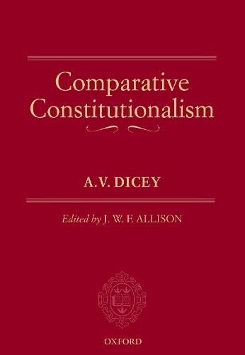 Паперова книга «Comparative Constitutionalism», автор А.В. Дайсі - фото №1
