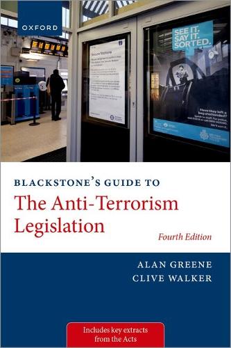 Паперова книга «Blackstone's Guide to the Anti-Terrorism Legislation», авторів Алан Грін, Клайв Вокер - фото №1