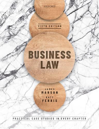 Паперова книга «Business Law», авторів Джеймс Марсон, Кеті Ферріс - фото №1