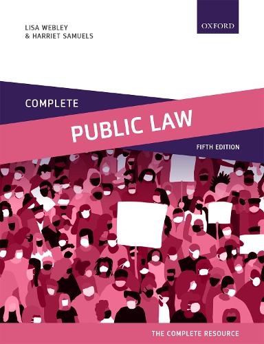 Бумажная книга «Complete Public Law: Text, Cases, and Materials», авторов Гарриет Сэмюэлс, Лиза Вебли - фото №1