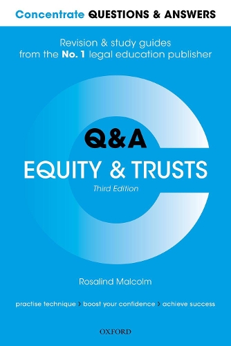 Паперова книга «Concentrate Questions and Answers Equity and Trusts: Law Q&A Revision and Study Guide», автор Розалінд Малкольм - фото №1