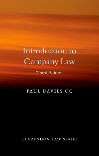 Паперова книга «Introduction to Company Law», автор Пол Девіс - фото №1