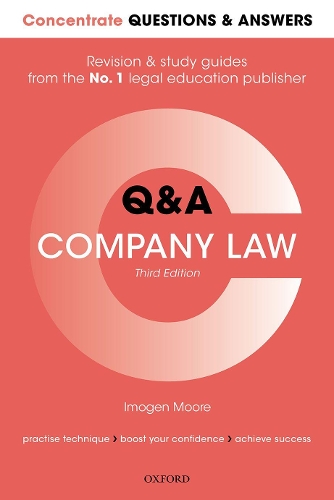 Бумажная книга «Concentrate Questions and Answers Company Law: Law Q&A Revision and Study Guide», автор Имоджен Мур - фото №1