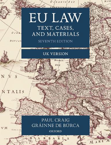 Бумажная книга «EU Law: Text, Cases, and Materials UK Version», авторов Грайнн де Бурка, Пол Крейг - фото №1