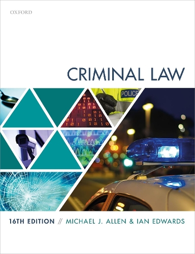 Бумажная книга «Criminal Law», автор Майкл Аллен - фото №1