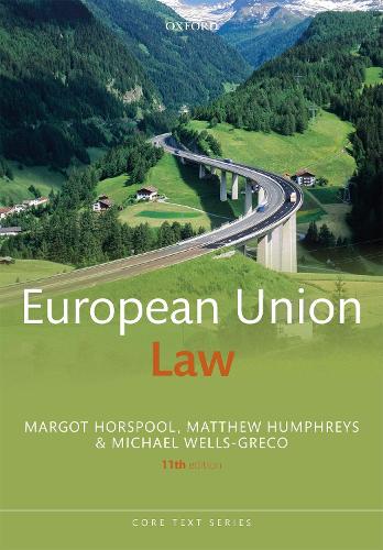 Бумажная книга «European Union Law», автор Мэтью Хамфрис - фото №1