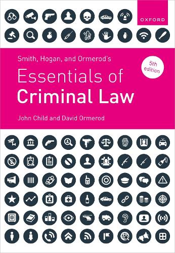 Паперова книга «Smith, Hogan and Ormerod's Essentials of Criminal Law», авторів Девід Ормерод, Джон Чайлд - фото №1