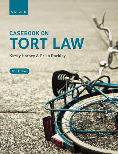 Паперова книга «Casebook on Tort Law», автор Еріка Реклі - фото №1
