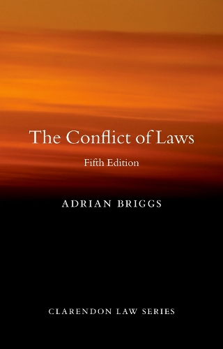 Паперова книга «The Conflict of Laws», автор Адріан Бріггс - фото №1