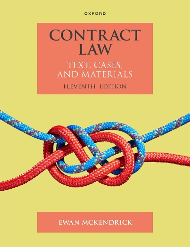 Бумажная книга «Contract Law: Text Cases and Materials», автор Юэн Маккендрик - фото №1