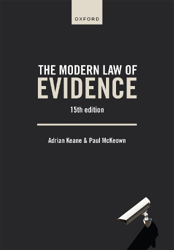Паперова книга «The Modern Law of Evidence», авторів Адріан Кін, Пол Маккеон - фото №1