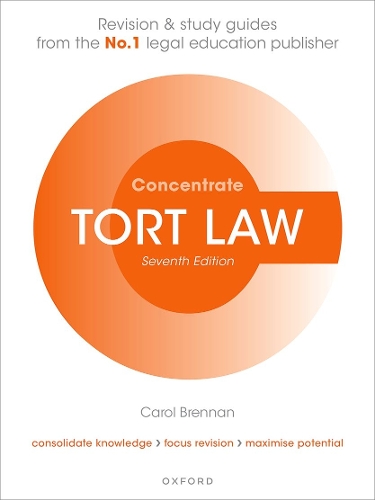 Паперова книга «Tort Law Concentrate: Law Revision and Study Guide», автор Керол Бреннан - фото №1