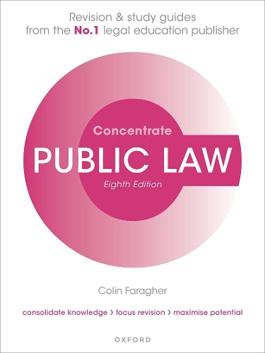 Бумажная книга «Public Law Concentrate: Law Revision and Study Guide», автор Колин Фарагер - фото №1