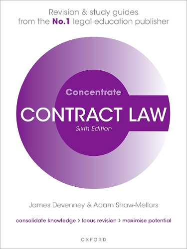 [object Object] «Contract Law Concentrate: Law Revision and Study Guide», автор Джеймс Девенні - фото №1