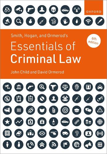 Бумажная книга «Smith, Hogan, and Ormerod's Essentials of Criminal Law», авторов Дэвид Ормерод, Джон Чайлд - фото №1