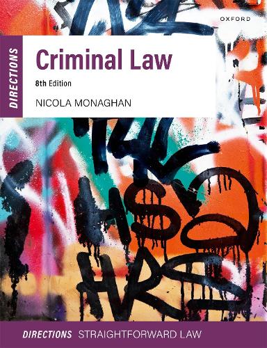 Бумажная книга «Criminal Law Directions», автор Никола Монаган - фото №1