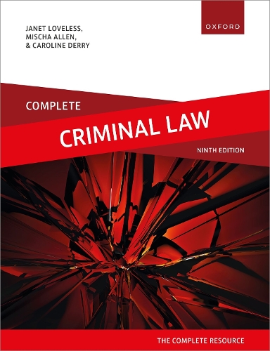 Бумажная книга «Complete Criminal Law: Text, Cases, and Materials», авторов Кэролайн Дерри, Миша Аллен - фото №1
