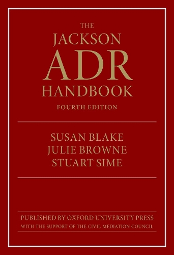 Паперова книга «The Jackson ADR Handbook», автор Джулі Браун - фото №1