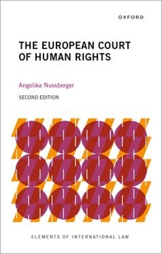 Паперова книга «The European Court of Human Rights», автор Анжеліка Нуссбергер - фото №1