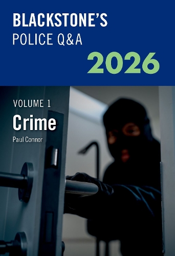 Бумажная книга «Blackstone's Police Q&A Volume 1: Crime 2026», автор Пол Коннор - фото №1