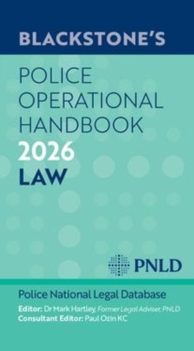 Бумажная книга «Blackstone's Police Operational Handbook 2026», автор Марк Хартли - фото №1