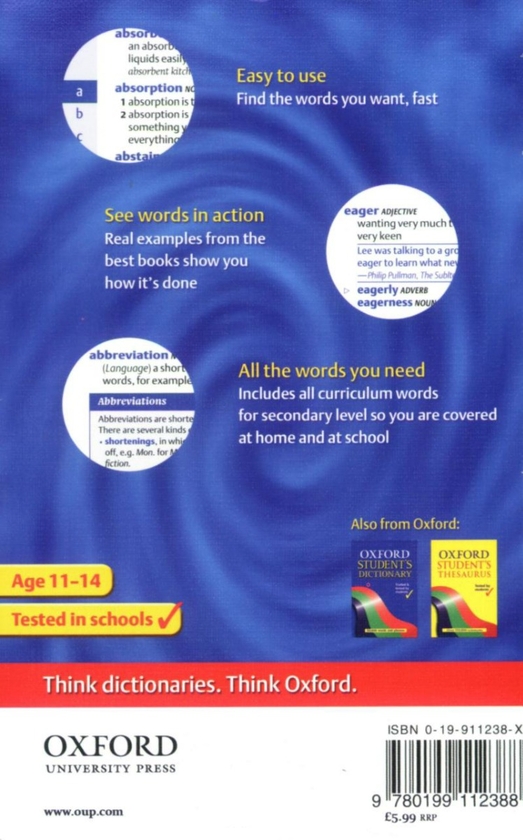Паперова книга «Oxford English Dictionary for Schools» - фото №1