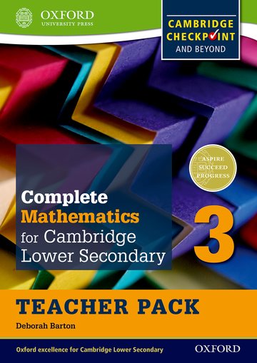 Бумажная книга «Complete Mathematics for Cambridge Lower Secondary Teacher Pack 3» - фото №1