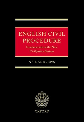 Бумажная книга «English Civil Procedure: Fundamentals of the New Civil Justice System», автор Нил Эндрюс - фото №1