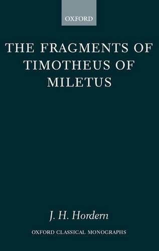 Бумажная книга «The Fragments of Timotheus of Miletus», автор Джеймс Х. Хордерн - фото №1