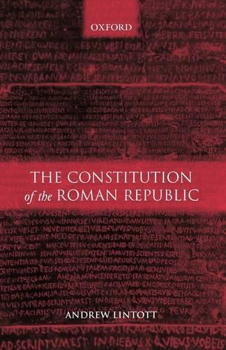 Бумажная книга «The Constitution of the Roman Republic», автор Эндрю Линтотт - фото №1
