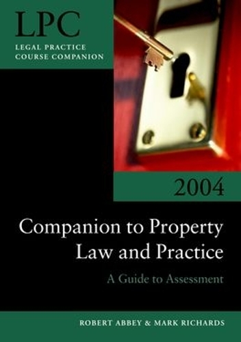 Бумажная книга «Companion to Property Law and Practice: A Guide to Assessment», авторов Марк Ричардс, Роберт Эбби - фото №1