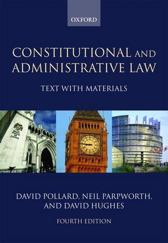 Бумажная книга «Constitutional and Administrative Law: Text with Materials», автор Дэвид Хьюз - фото №1