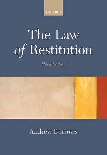 Бумажная книга «The Law of Restitution», автор Эндрю Берроуз - фото №1