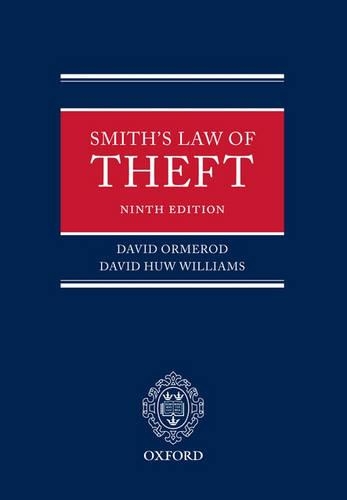Бумажная книга «Smith's Law of Theft», авторов Дэвид Ормерод, Дэвид Уильямс - фото №1