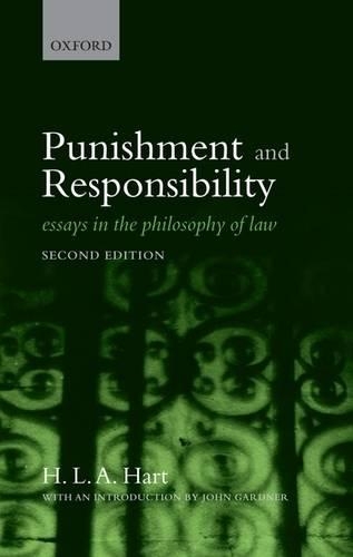 Бумажная книга «Punishment and Responsibility: Essays in the Philosophy of Law», автор Х.Л.А. Харт - фото №1
