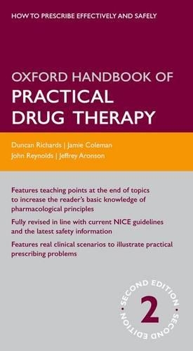 Паперова книга «Oxford Handbook of Practical Drug Therapy», авторів Д. Джон Рейнольдс, Дункан Річардс, Джеффрі Аронсон - фото №1
