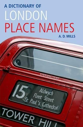 Паперова книга «A Dictionary of London Place-Names», автор А.Д. Міллс - фото №1