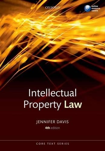 [object Object] «Intellectual Property Law Core Text», автор Дженнифер Дэвис - фото №1