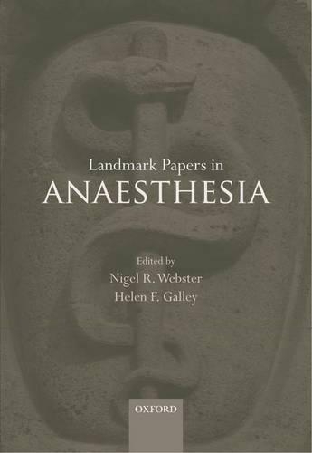 Бумажная книга «Landmark Papers in Anaesthesia» - фото №1