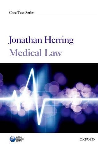 Бумажная книга «Medical Law», автор Джонатан Херринг - фото №1