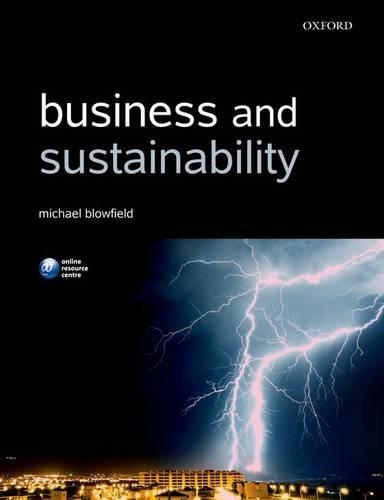Бумажная книга «Business and Sustainability», автор Майкл Блоуфилд - фото №1